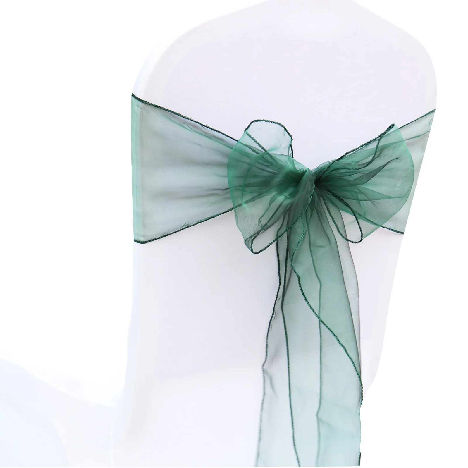 Wedding Supply Wholesale - ขายส่ง 10/50 Pack Organza เก้าอี้จัดเลี้ยง Sash