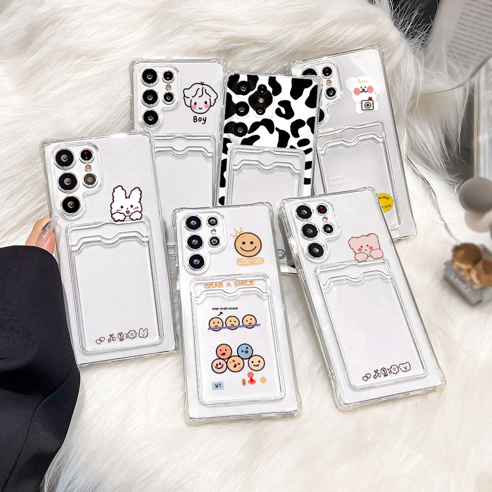 Place Card Holder - เคสโทรศัพท์มีช่องใส่บัตร สำหรับ Samsung Galaxy A56 5G