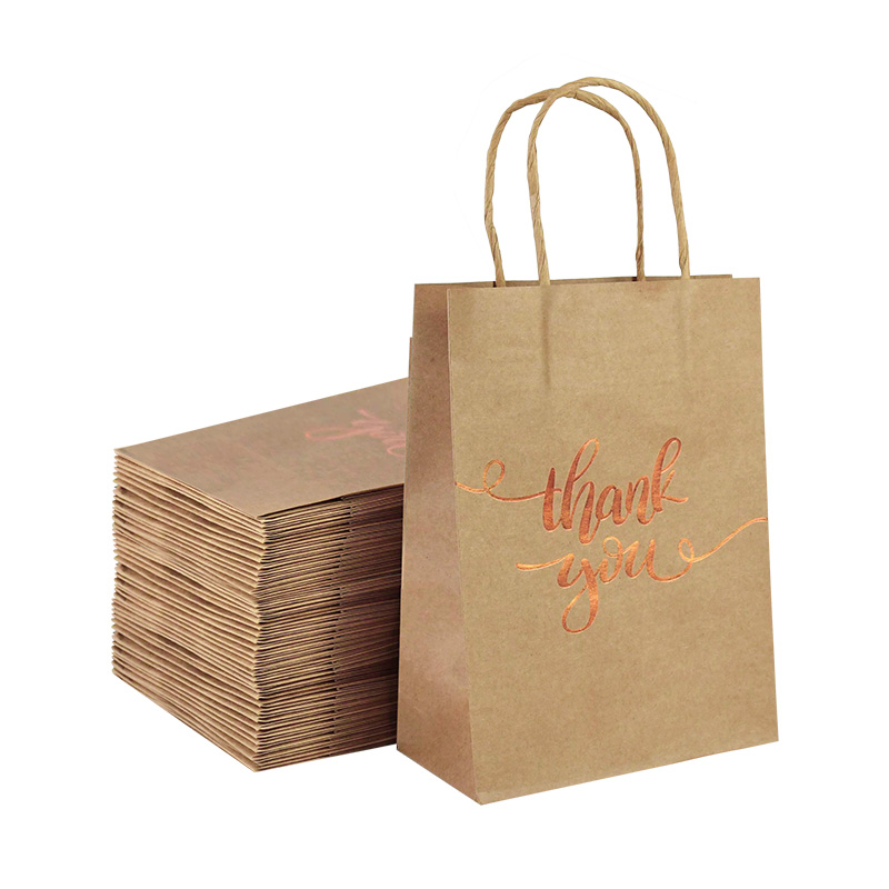 Wedding Supply List - 21ซม.แบบพกพาถุงกระดาษขอบคุณของขวัญบรรจุภัณฑ์สำหรับวันขอบคุณพระเจ้างานแต่งงานวันเกิดผู้เข้าพัก Navidad คริสต์มาสปัจจุบันกระเป๋า