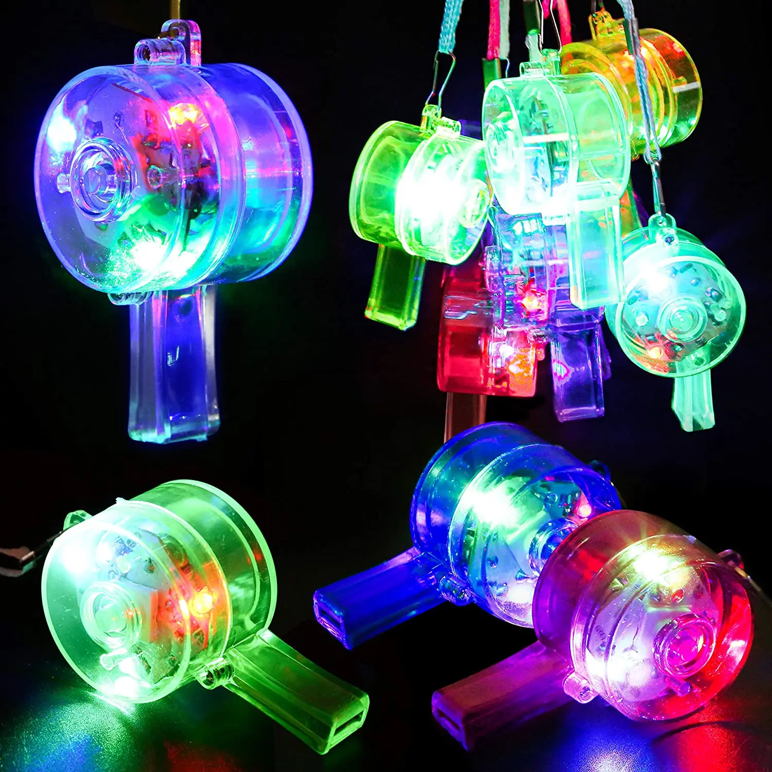 Wedding Supply Bulk - นกหวีดเรืองแสง LED ของเล่นปาร์ตี้ ของชำร่วยงานปาร์ตี้ เรืองแสงในที่มืด สำหรับงานแต่งงาน