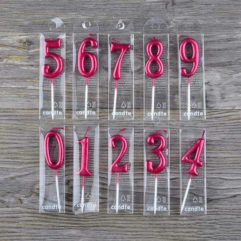 Unity Candle Set - เทียนวันเกิดเลข 1 2 3 4 5