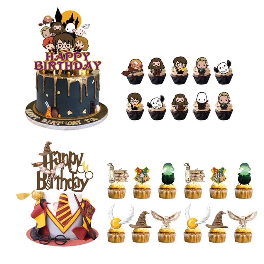 Good Supply Wedding Cake - ของตกแต่งเค้กแฮร์รี่ พอตเตอร์ ของชำร่วยงานปาร์ตี้ ของขวัญ อุปกรณ์จัดงานวันเกิด อุปกรณ์จัดงานแต่งงาน