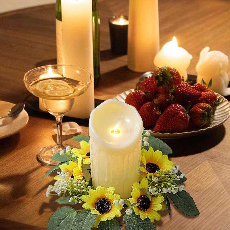 เทียนดอกทานตะวันประดิษฐ์แหวนพว - Unity Candle Set บทวิจารณ์และราคา