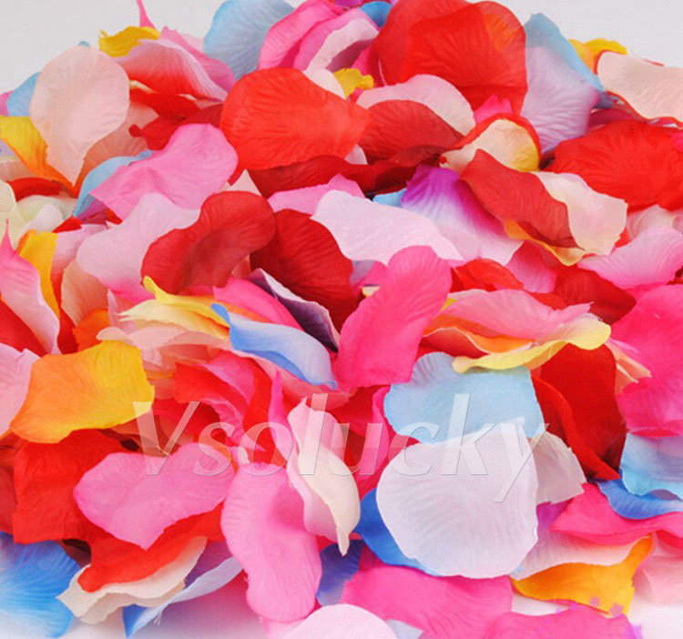 100ชิ้น/แพ็คSilk Roseกลีบตาราง - Supply Wedding Venue บทวิจารณ์และราคา