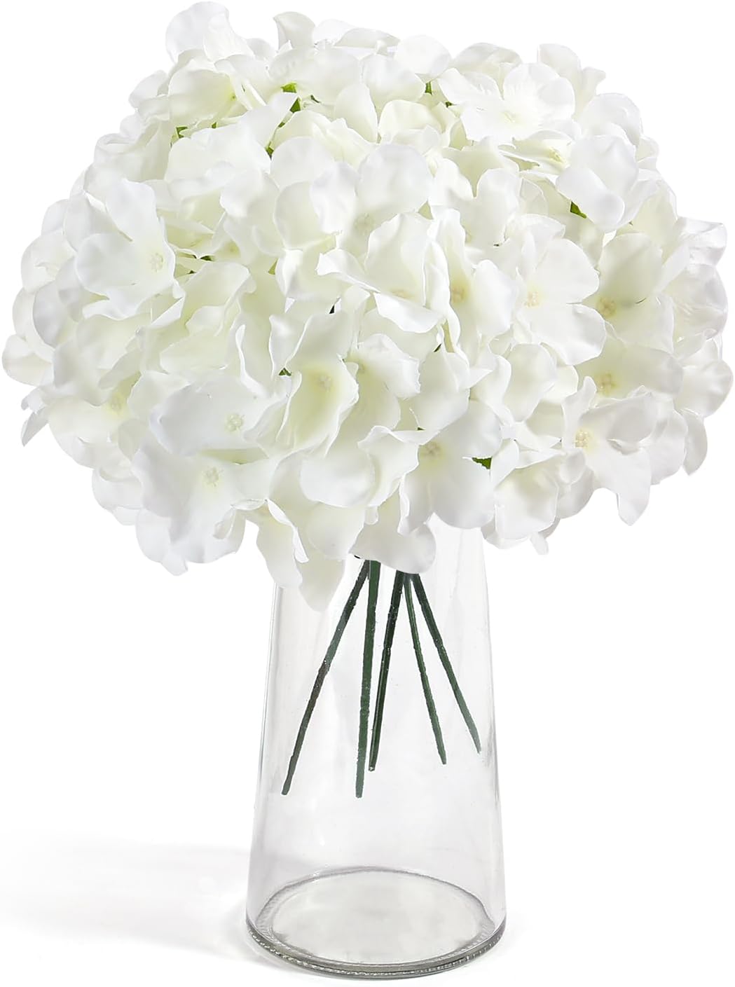 ดอกไฮเดรนเยียประดิษฐ์สีขาวจำนว - Wedding Supply Bulk บทวิจารณ์และราคา