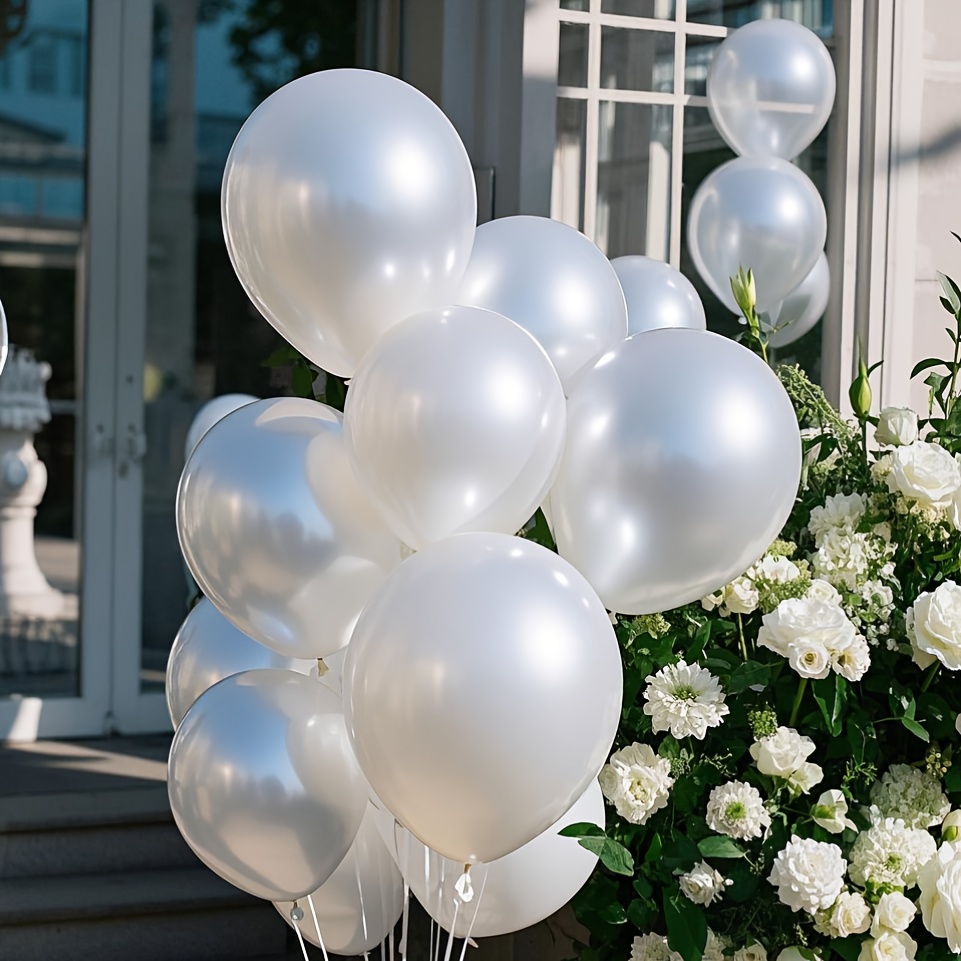 ชุดลูกโป่งสีขาวมุก เหมาะสำหรับ - Wedding Ceremony Supply บทวิจารณ์และราคา