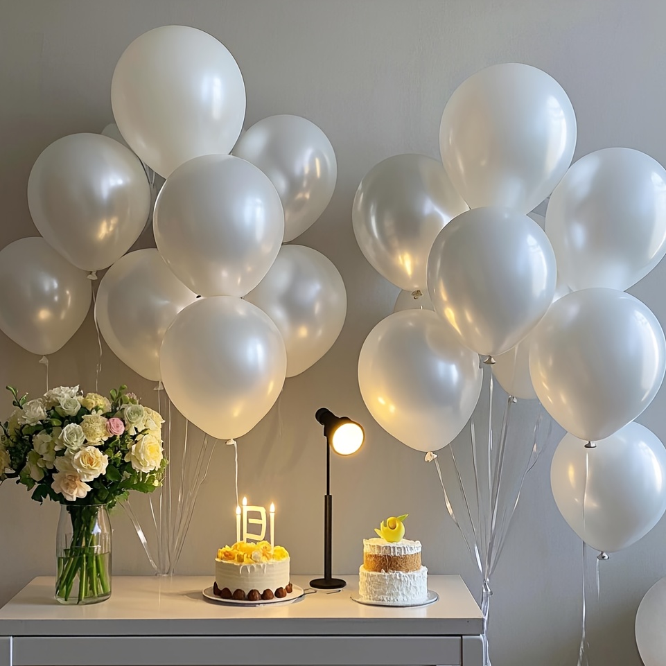 ชุดลูกโป่งสีขาวมุก เหมาะสำหรับ - Wedding Ceremony Supply บทวิจารณ์และราคา