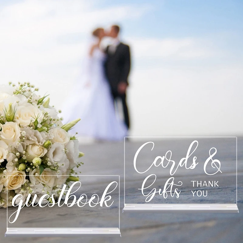 YOMDID 2pcs Rustic อะคริลิคจัด - Wedding Ceremony Supply บทวิจารณ์และราคา