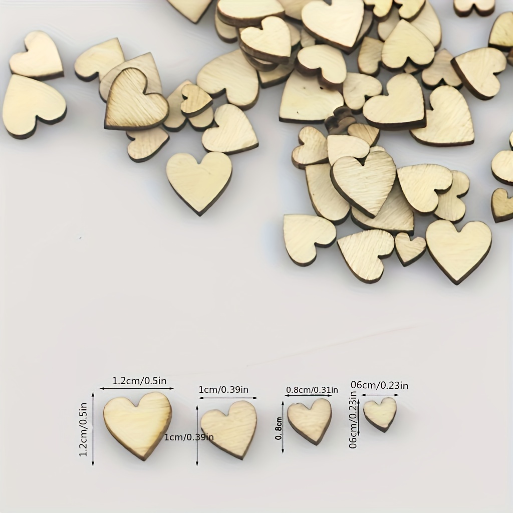 คอนเฟตติรูปหัวใจไม้แบบเรียบง่า - Wedding Ceremony Supply บทวิจารณ์และราคา