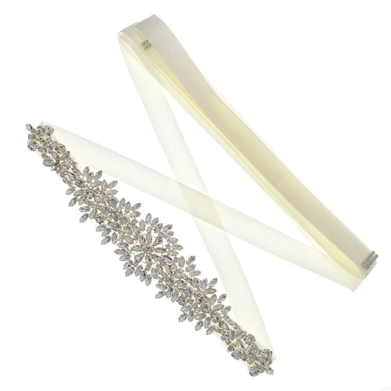 คริสตัลหรูหราสายสะพายแต่งงาน R - Bridal Sash Ribbon บทวิจารณ์และราคา