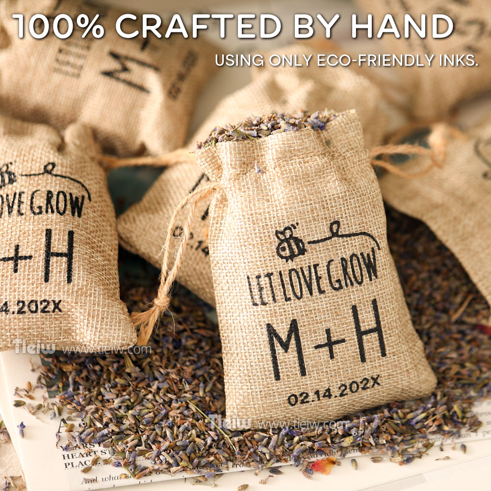 25PCS-ส่วนบุคคล Burlap งานแต่ง - Wedding Supply List บทวิจารณ์และราคา