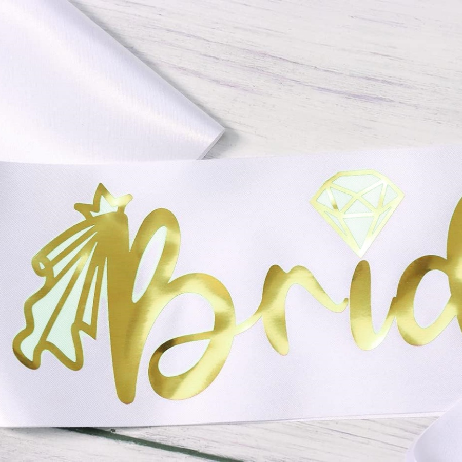ชุดสายสะพายงานปาร์ตี้สละโสด 2  - Bridal Sash Ribbon บทวิจารณ์และราคา
