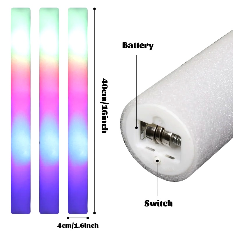 แท่งไฟ LED 15/30 ชิ้น หลากสี R - Wedding Supply Bulk บทวิจารณ์และราคา