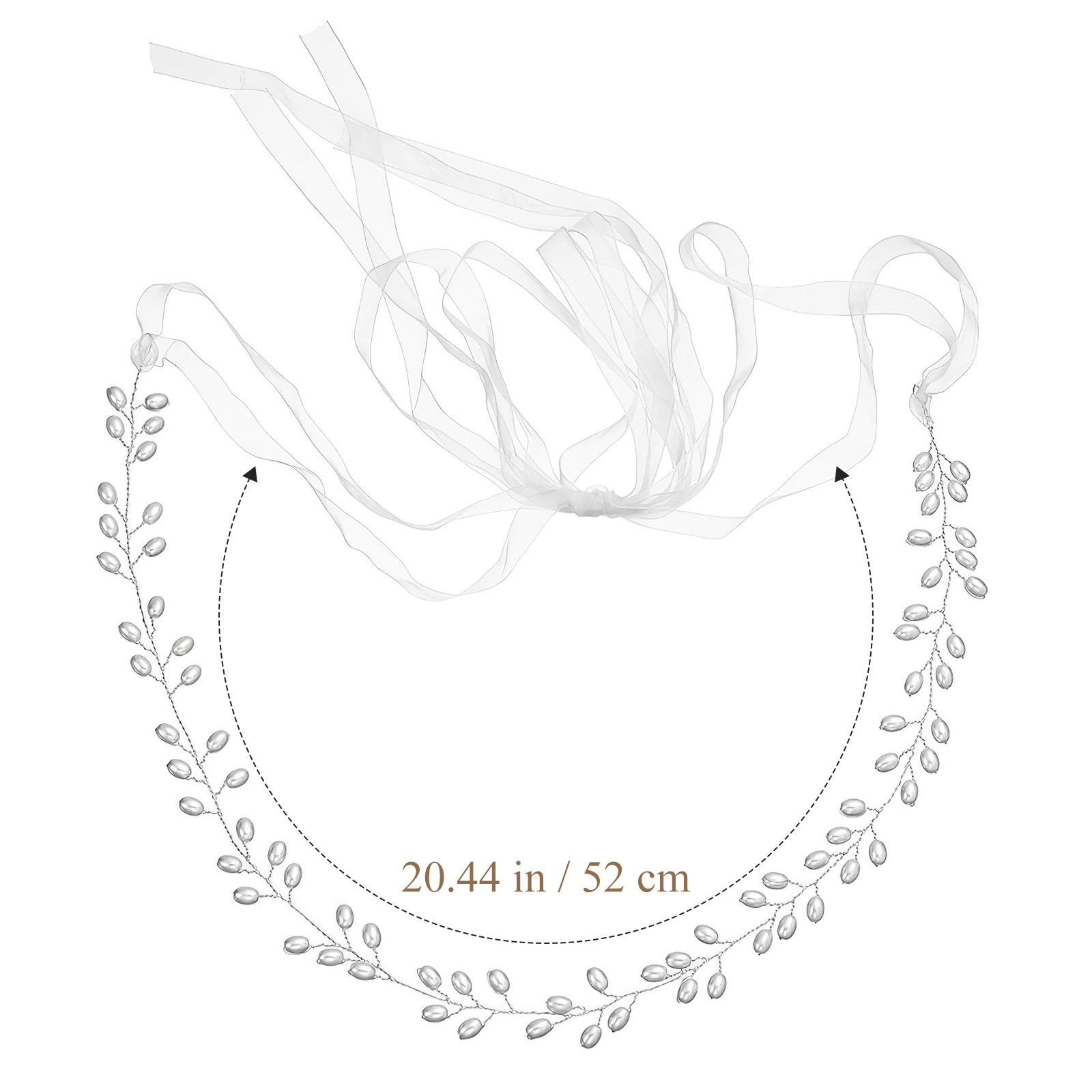 เข็มขัดคาดเอวเจ้าสาวประดับมุกแ - Bridal Sash Ribbon บทวิจารณ์และราคา