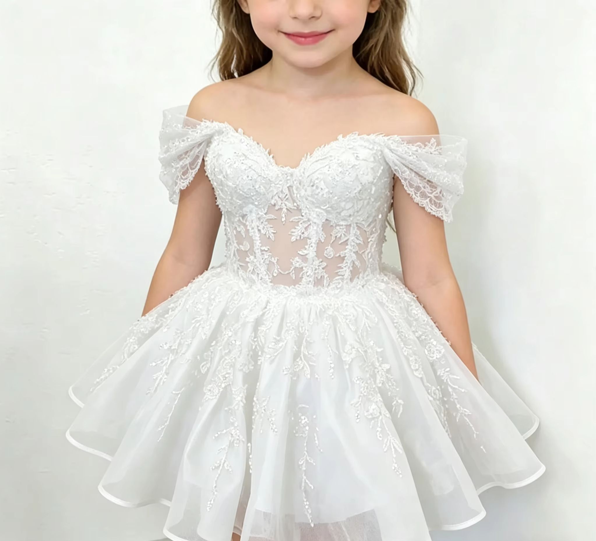 ชุดเดรสเด็กผู้หญิงสีขาวแบบสั่ง - Bridal Sash Ribbon บทวิจารณ์และราคา