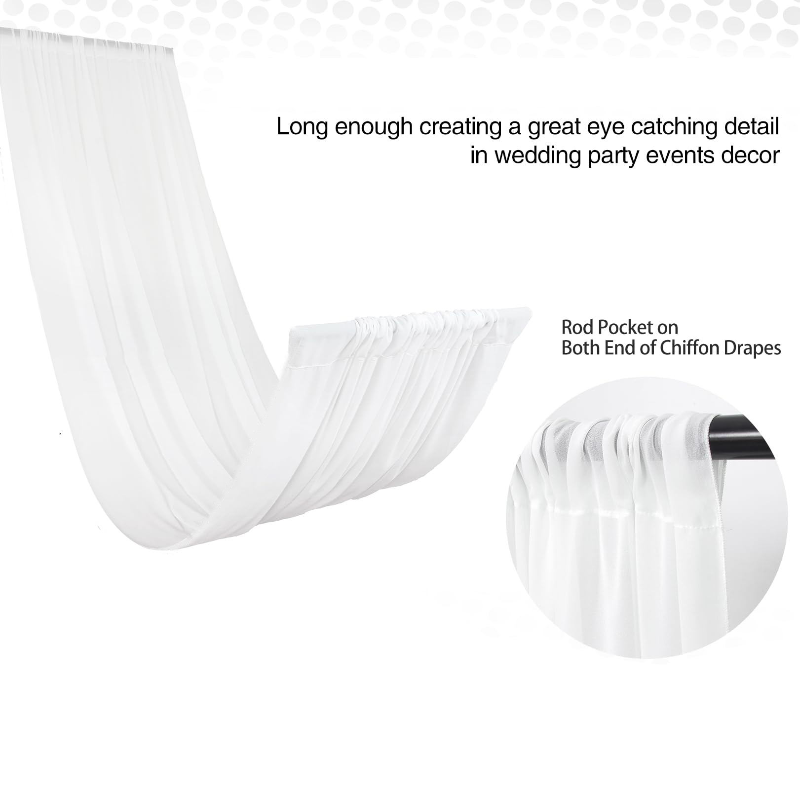 จัดงานแต่งงานเพดานผ้าม่านตกแต่ - Wedding Ceremony Supply บทวิจารณ์และราคา