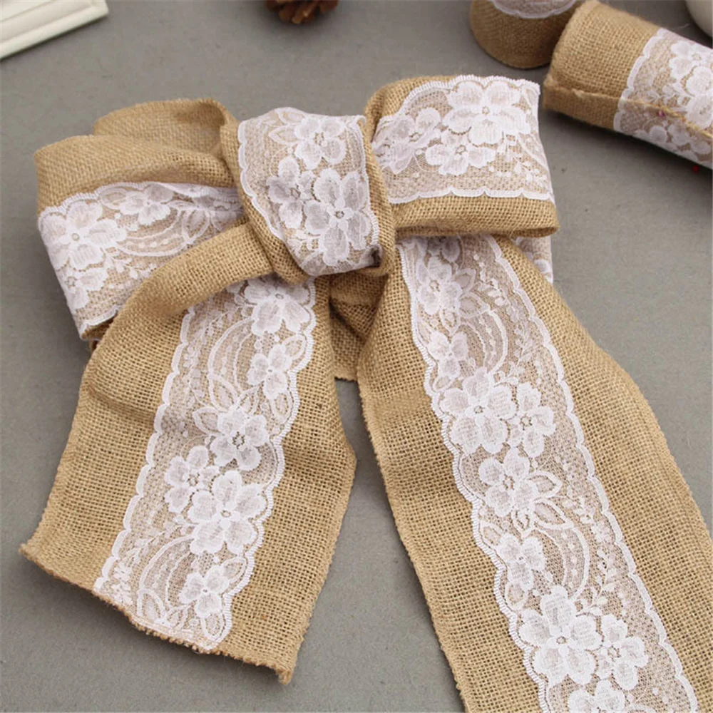 10PC เก้าอี้ผ้าลินินกลับตกแต่ง - Supply Wedding Venue บทวิจารณ์และราคา