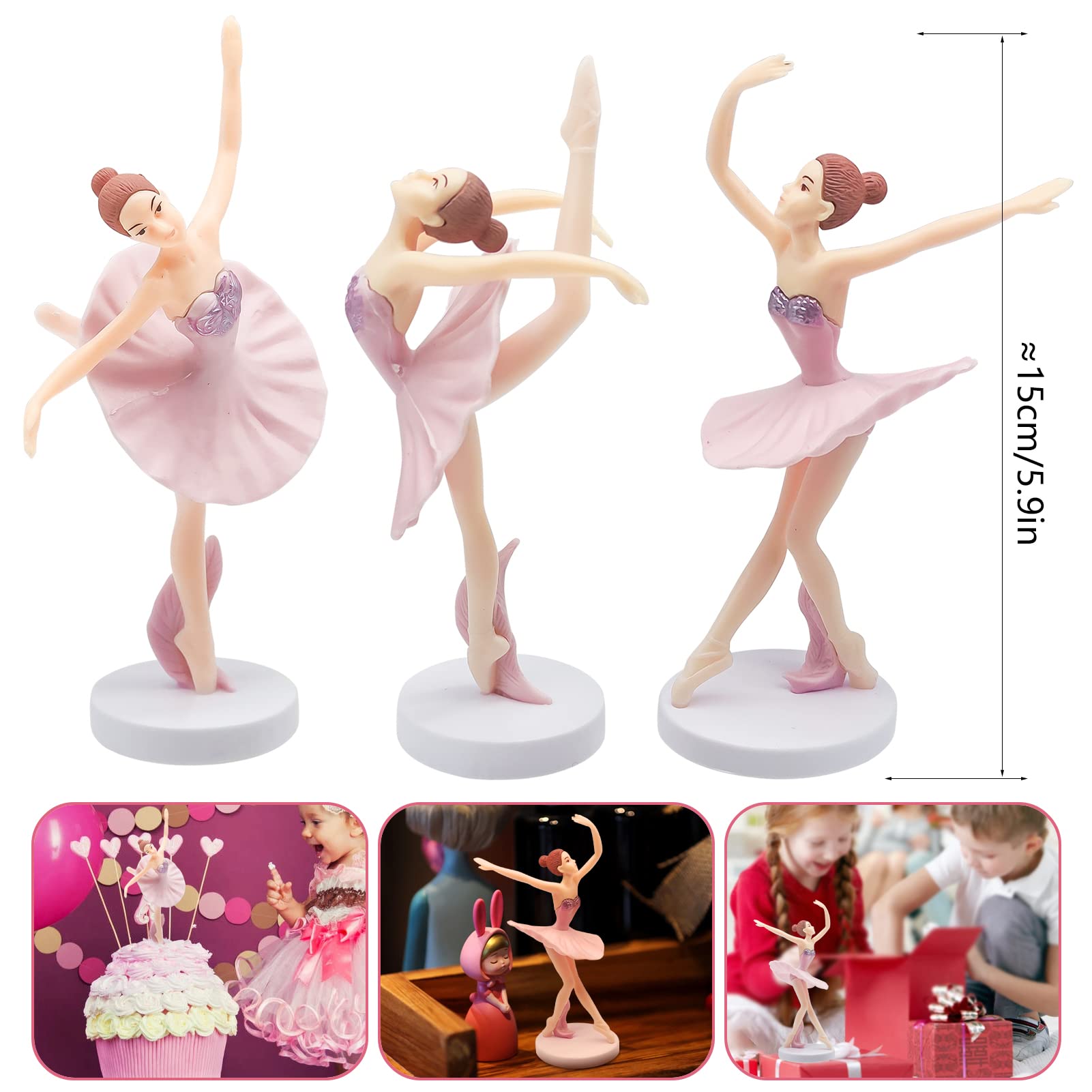 3 ชิ้นคุณภาพดี Ballerina ตุ๊กต - Good Supply Wedding Cake บทวิจารณ์และราคา