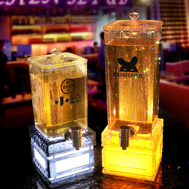ถังเบียร์ LED พร้อมก๊อก 2 ลิตร - Wedding Alcohol Supply บทวิจารณ์และราคา