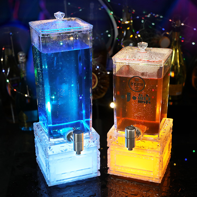 ถังเบียร์ LED พร้อมก๊อก 2 ลิตร - Wedding Alcohol Supply บทวิจารณ์และราคา