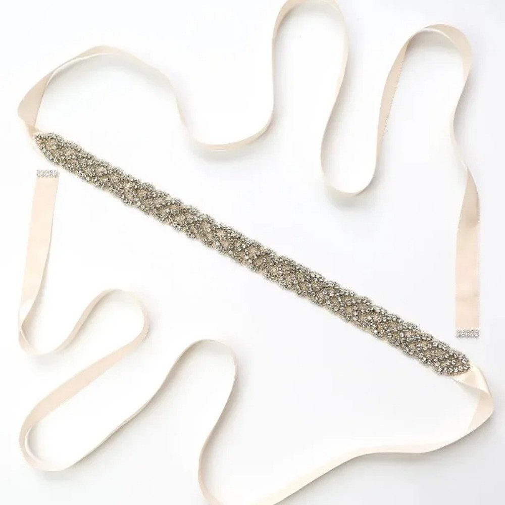 เครื่องประดับชุดเพื่อนเจ้าสาวส - Bridal Sash Ribbon บทวิจารณ์และราคา