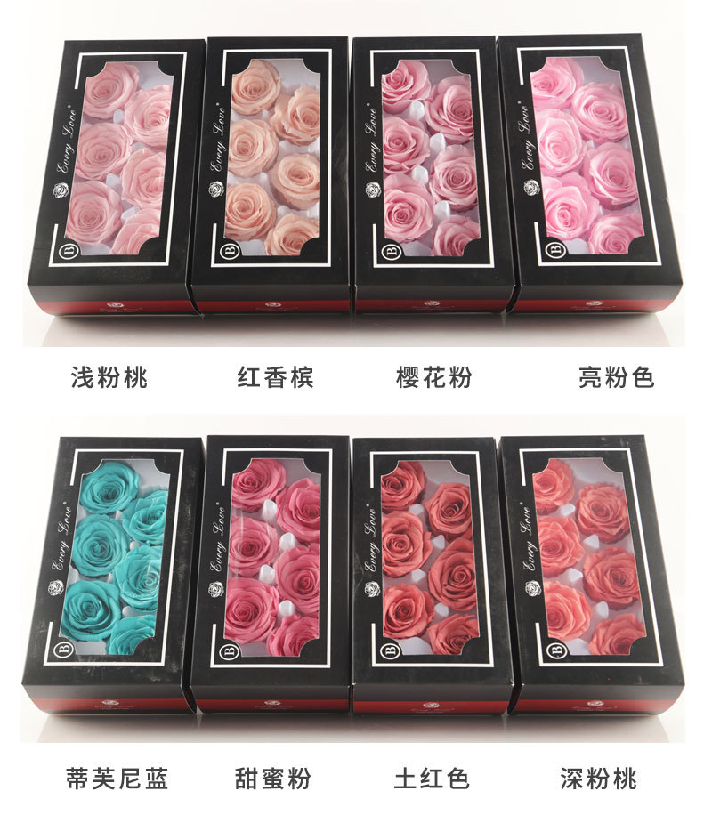 6 ชิ้น Eternal Rose ดอกไม้หัวข - Wedding Supply Bulk บทวิจารณ์และราคา