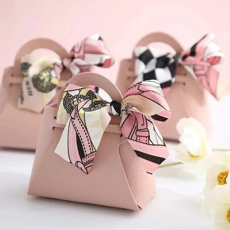 10PCS กระจายหนังสีชมพูของขวัญง - Wedding Supply List บทวิจารณ์และราคา