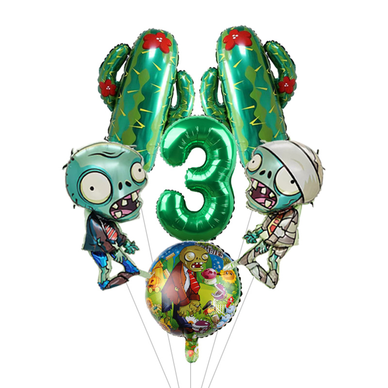 ชุดลูกโป่งตัวละครเกม PVZ สีสัน - Supply Wedding Venue บทวิจารณ์และราคา